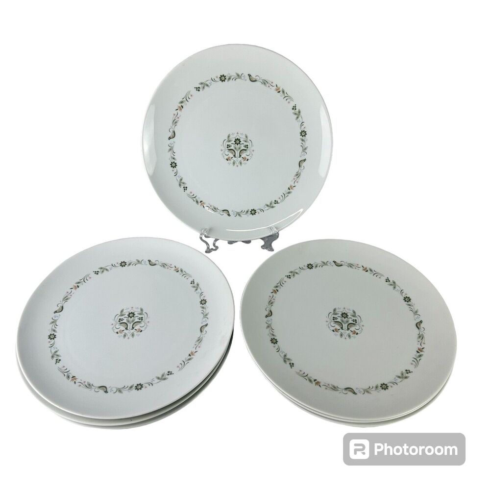 Noritake China 117 Dutch Treat Cookin Serve Dinner Plates 10.5” Set of 7 Japan‎